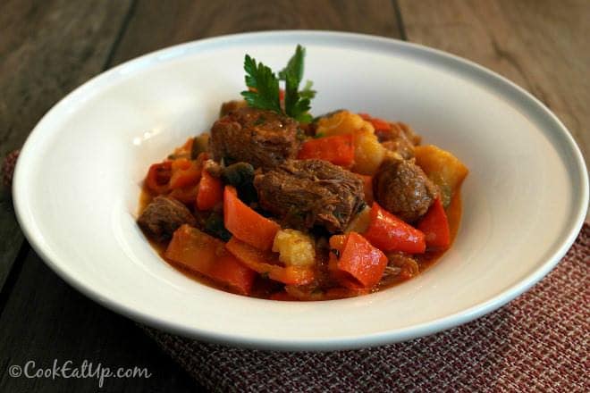 Pork roast with Vegetables in a Dutch Oven