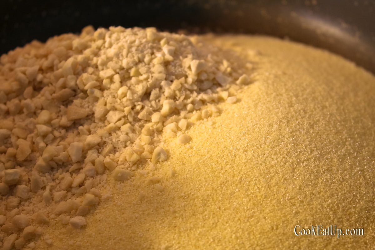 The most fluffy Greek Semolina Halva and how to make it...safely! ⋆