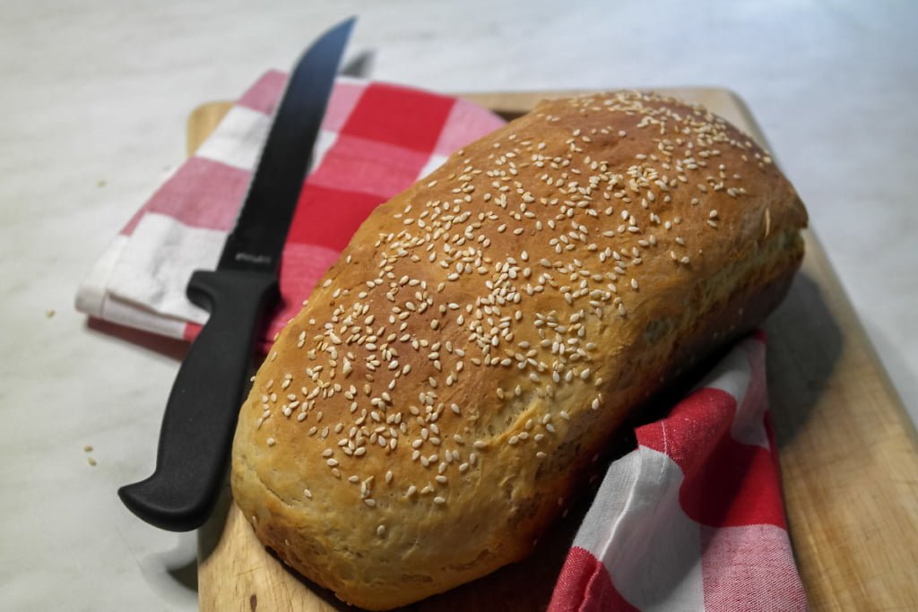 Super easy bread in a food bag – Children can make it too