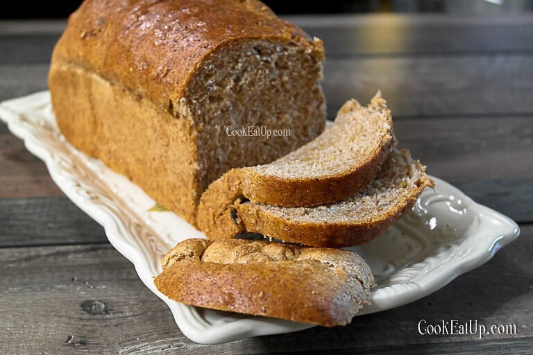 Το πιο αφράτο ψωμί για τοστ με αλεύρι ολικής άλεσης